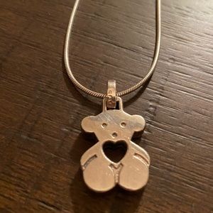 Tous sterling bear necklace